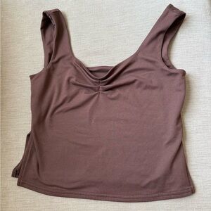 Brown Women's Crop Top